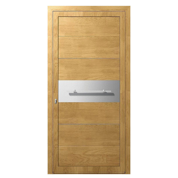 MATRIX – ENTRY DOOR/ALUMINIUM/SECURITY. Εntry door with modern design. Materials: Aluminium Security: Our armored doors are rated between class 2 and class 4.